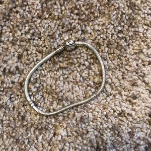 Pandora silver bracelet with clasp